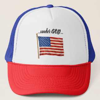 Casquette L'Amérique sous Dieu Police Black