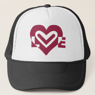 Casquette L'amour dans le vin pourpre