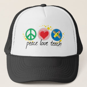Casquette L'amour de paix enseignent