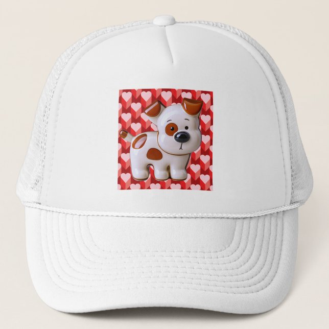 Casquette L'amour des chiots (Devant)