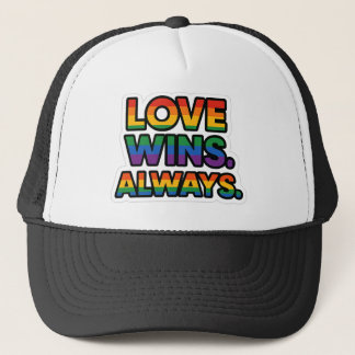 Casquette L'Amour Gagne. Toujours - Fierté LGBTQ+