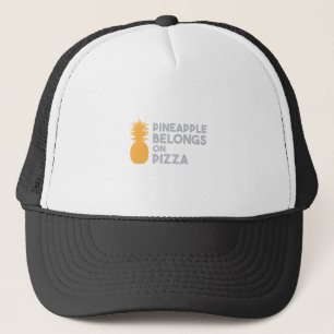 Casquette L'ananas appartient sur la pizza