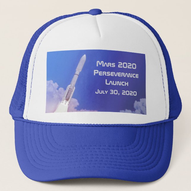 Casquette Lancement de la persévérance Mars 2020 (Devant)