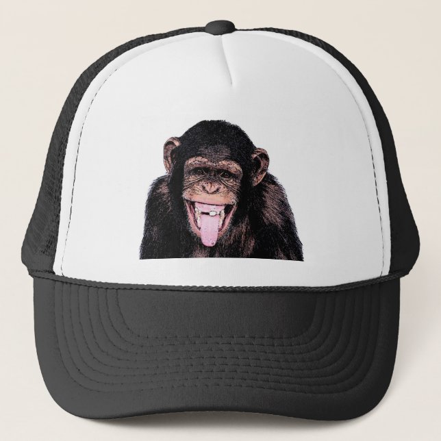 Casquette Langue du chimpanzé (Devant)