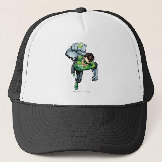 Casquette Lanterne verte - Comédie, Lever du bras (Devant)
