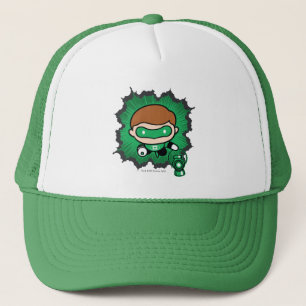 Casquette Lanterne verte de Chibi qui traverse l'espace