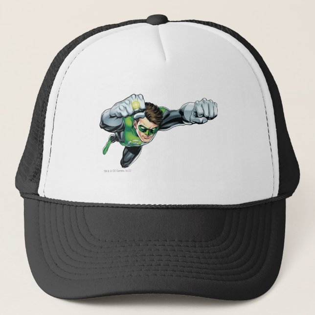 Casquette Lanterne Verte - Entièrement Rendu, Volant À Droit (Devant)