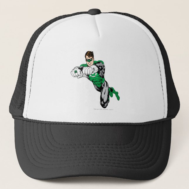 Casquette Lanterne verte - Les deux bras en avant (Devant)