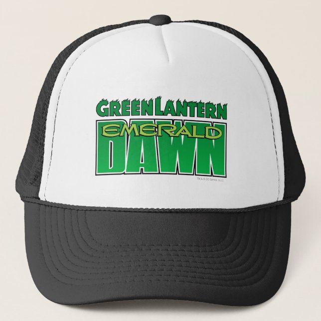 Casquette Lanterne verte - logo Emerald Dawn (Devant)
