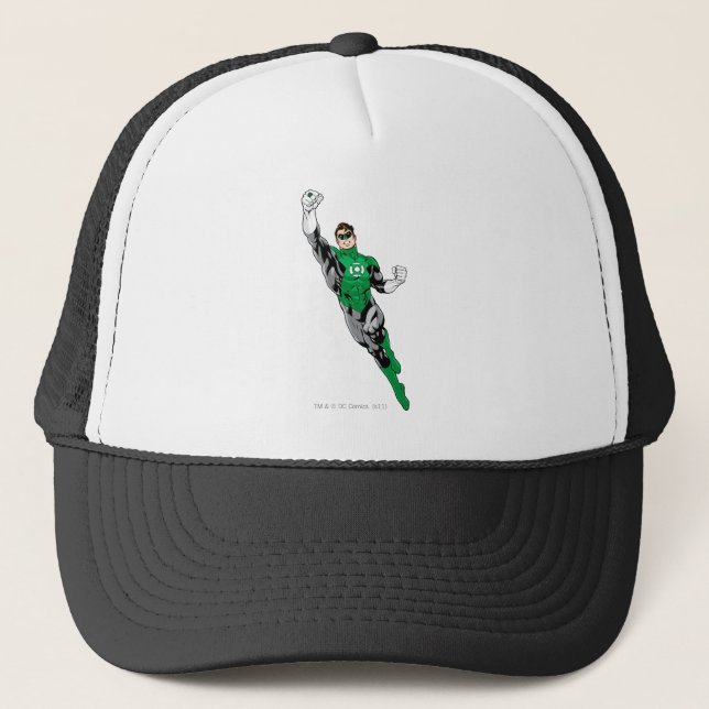 Casquette Lanterne verte - Voler vers le haut (Devant)