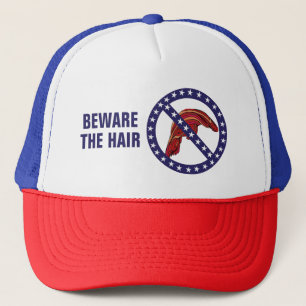 Casquette L'Anti-Atout drôle "prennent garde des cheveux "