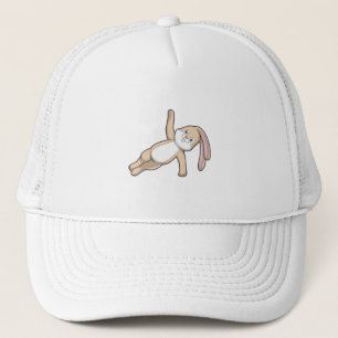 Casquette Lapin au Yoga Stretching