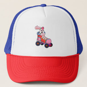 Casquette Lapin comme Patineur Inline avec Patins Inline