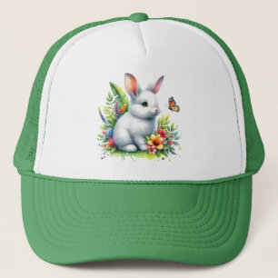 Casquette Lapin de ferme bébé animal sublimation clipart-881