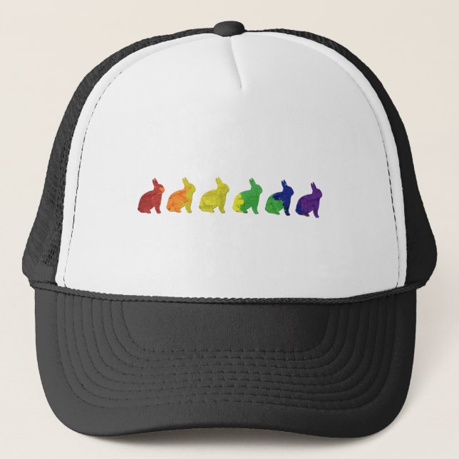Casquette Lapins gais et lesbiens de fierté (Devant)