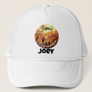 Casquette "L'apprenti pêcheur de Papa" avec nom