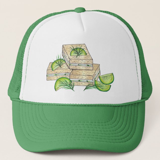 Casquette L'après-midi Tea Party Douche Concombre Sandwiches (Devant)