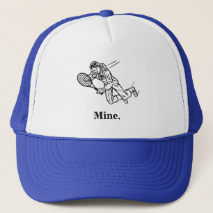 Casquette L'astronaute Spaceman avec raquette de tennis