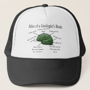 Casquette L'Atlas du cerveau d'un géologue et des cadeaux a