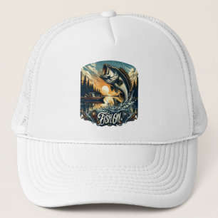 Casquette L'Aube Majestic Sauter Un Basse Poisson Skyward Su