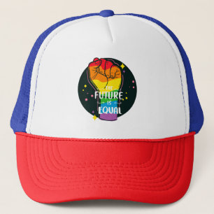 Casquette L'Avenir Est Également Élevé D'Un Poing