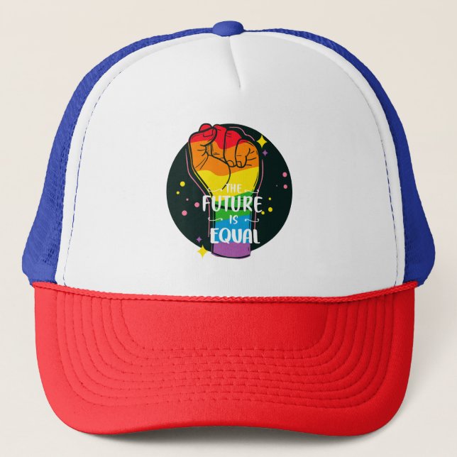 Casquette L'Avenir Est Également Élevé D'Un Poing (Devant)