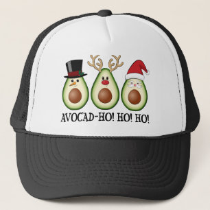 Casquette L'Avocado de Noël Frosty, Rudolph et Père Noël