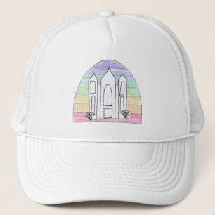 Casquette LDS Salt Lake City Temple rainbow sunset mormon