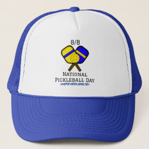 Casquette Le 8 août est la Journée nationale du Pickleball