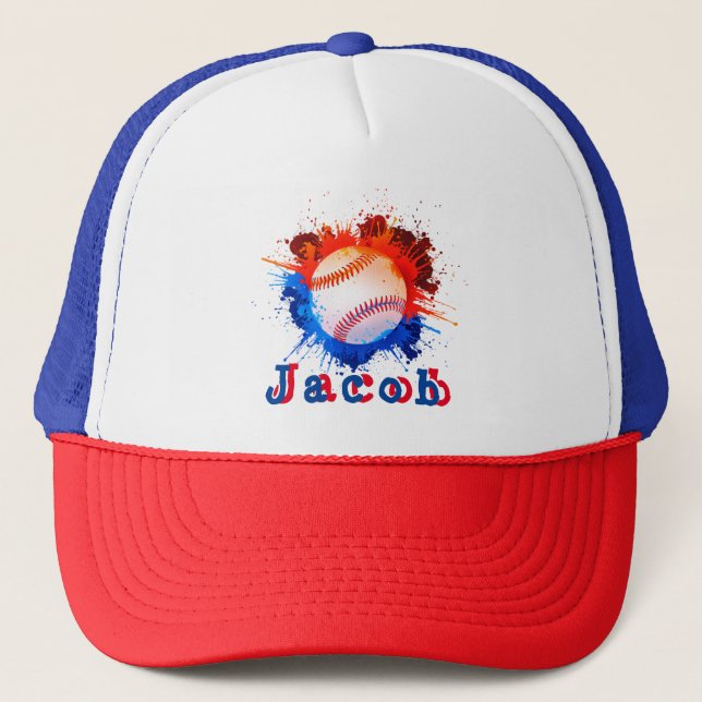 Casquette Le baseball personnalisé enfant (Devant)