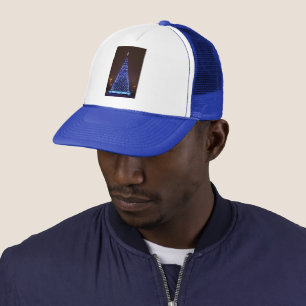 Casquette Le bleu allume l'arbre de Noël