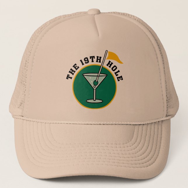 Casquette Le cadeau 19th Hole Funny Golf Dadism (Devant)