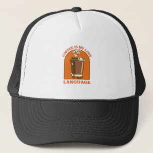 Casquette Le Café Est Ma Langue D'Amour