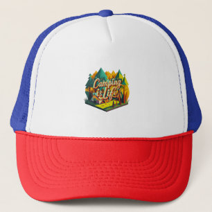 Casquette Le camping est la vie