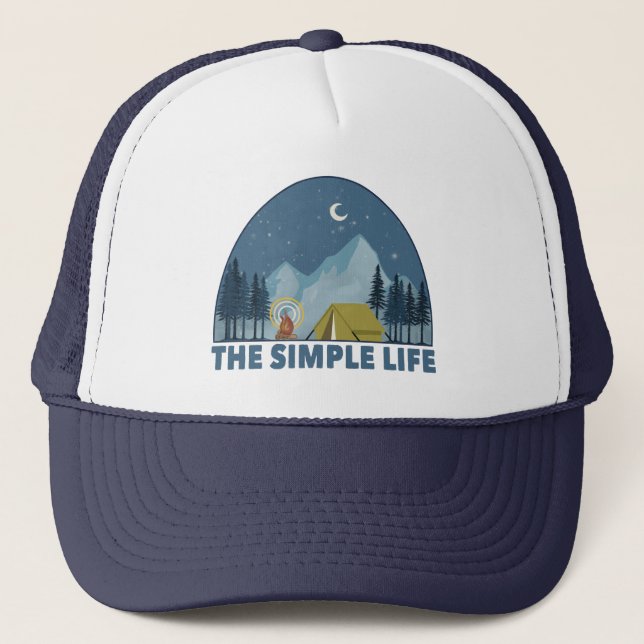 Casquette Le Camping Simple Life (Devant)