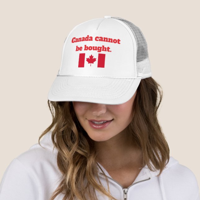 Casquette Le Canada ne peut pas acheter de chapeau de camion (En situation)