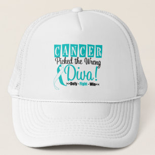 Casquette Le cancer du col de l'utérus a sélectionné la d
