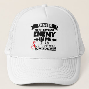 Casquette Le Cancer oral a rencontré son plus mauvais ennemi