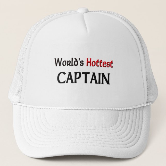 Casquette Le capitaine le plus chaud des mondes (Devant)