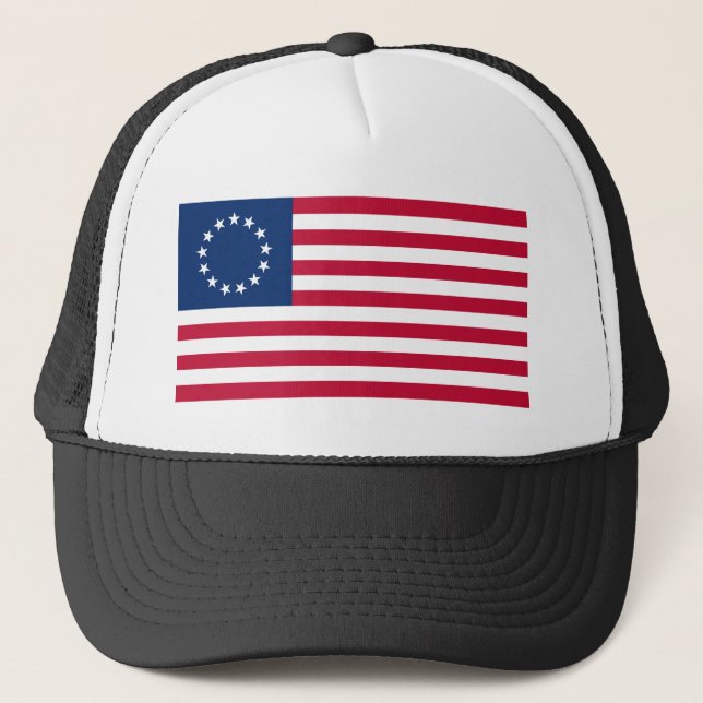 Casquette Le Cercle des étoiles, drapeau américain par Betsy (Devant)