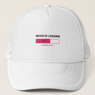 Casquette Le cerveau est en cours de chargement, veuillez pa