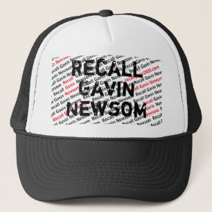 Casquette Le chapeau 2 du Trucker de rappel Newsom 2