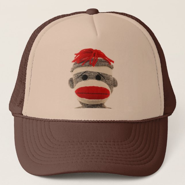 Casquette Le chapeau drôle de singe de chaussette sont vous (Devant)
