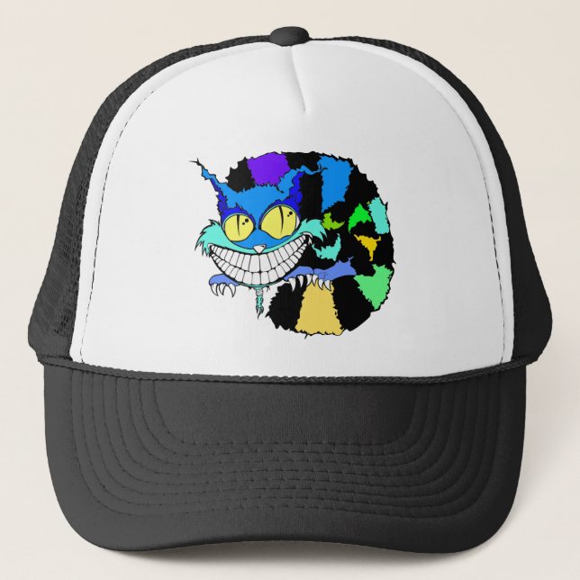 Casquette Le chat fou de Cheshire (Devant)