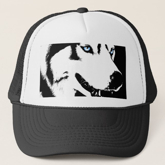 Casquette Le chien de traîneau couvre le cadeau de (Devant)