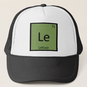 Casquette Le - Chimie des légumes laitue Tableau périodique