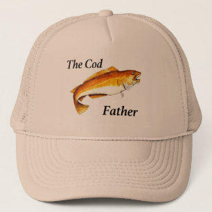 Casquette Le Cod Père idéal de pêche présent.