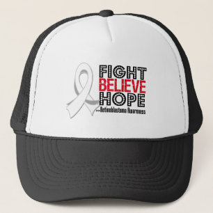 Casquette Le combat croient l'espoir - rétinoblastome