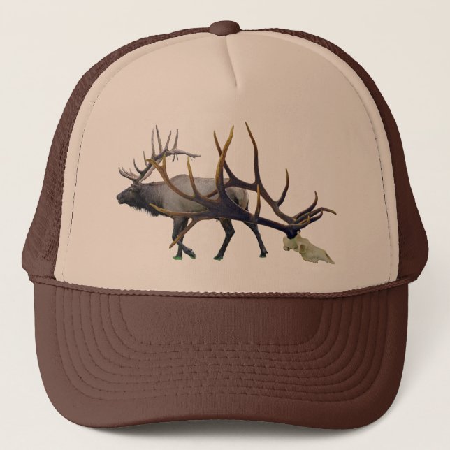 Casquette Le crâne d'élans de Taureau font vos propres (Devant)