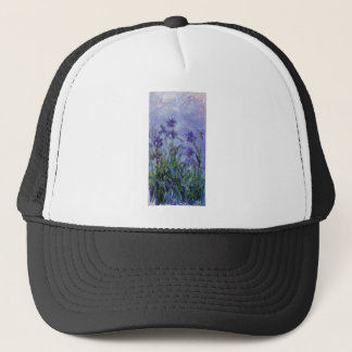 Casquette le cru fleurit lilac-irises-1917 monet.